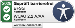 2025 Geprüft barrierefrei - www.mv-onliners.de